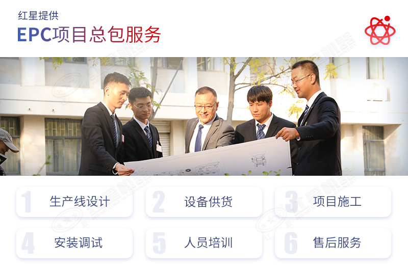 紅星機器為您投資建廠保駕護航