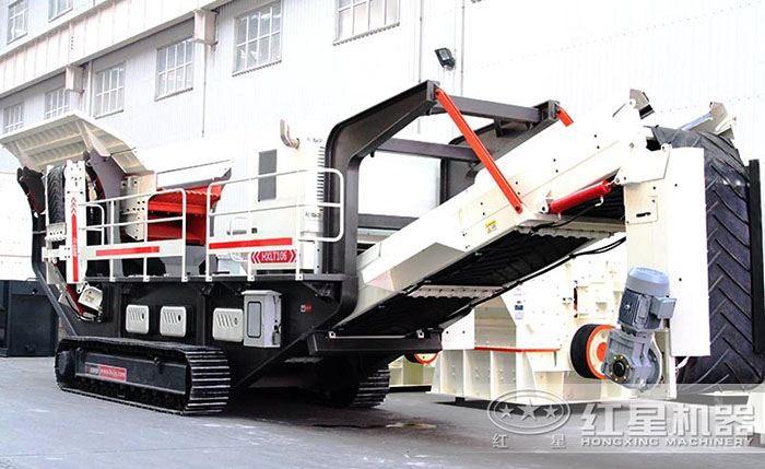 履帶式建筑垃圾移動破碎站