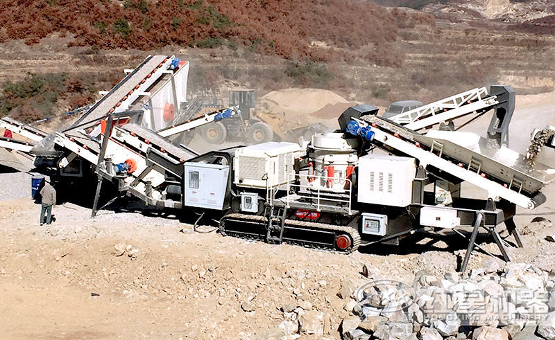 履帶大型流動打石子機 履帶大型流動打石子機