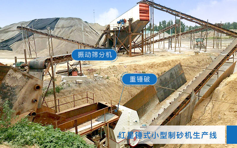 紅星小型固定式制砂生產線