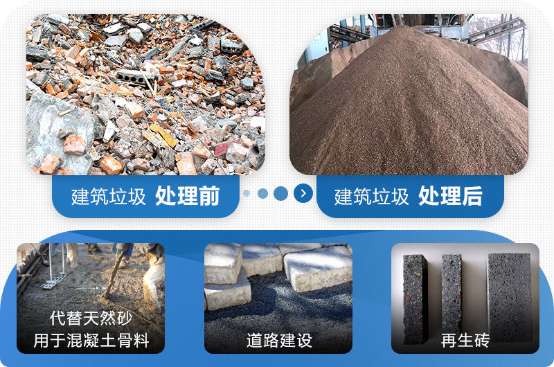 建筑垃圾破碎之后價值較大