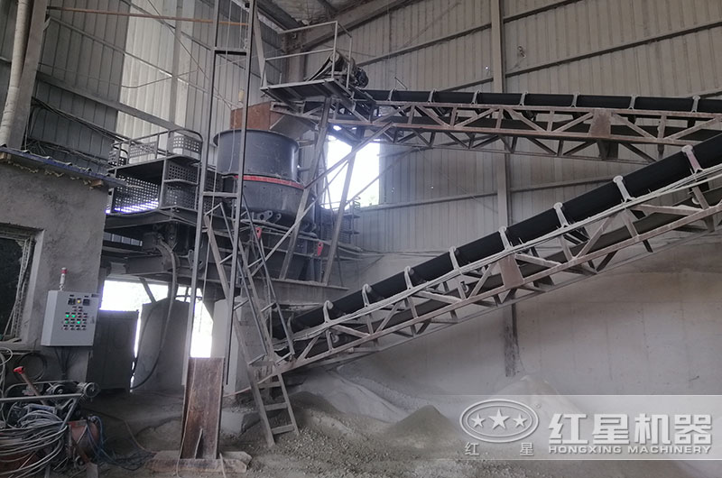 沖擊式破碎機客戶作業現場