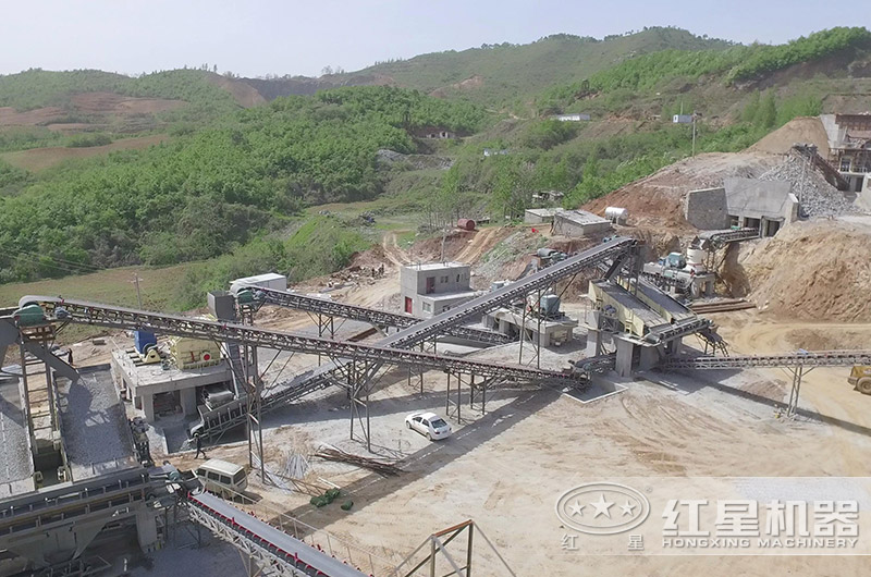 河北時產1000噸石頭破碎生產線