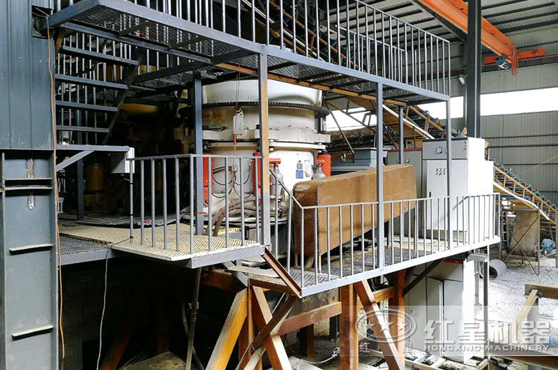 鉀長石加工現場圖片