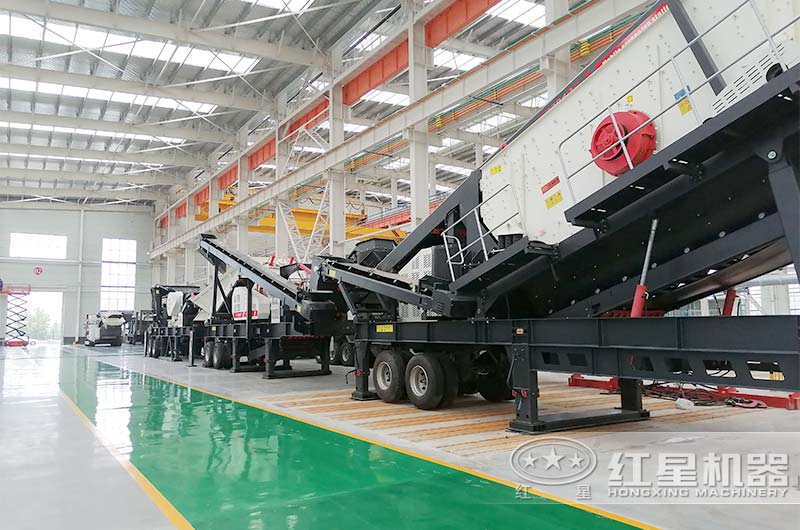 移動磕石機