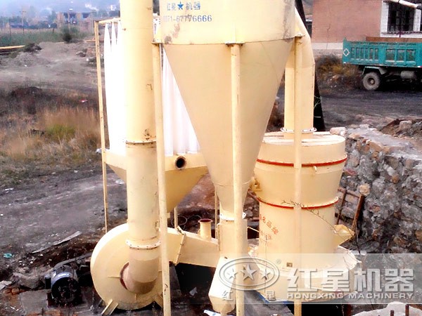 1200tph6r雷蒙磨粉機現場圖