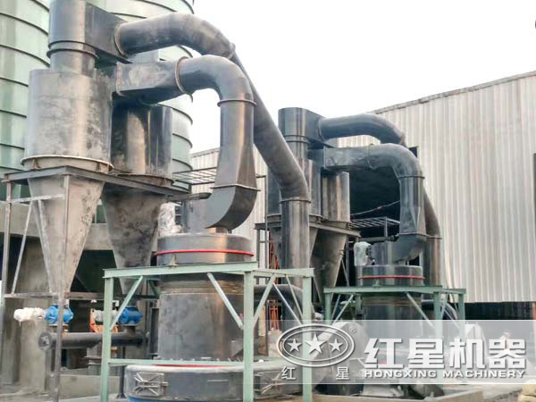 1000目左右高爐渣磨粉設備廠區圖