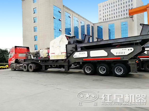 時產300噸車載可移動嗑石機 時產300噸車載可移動嗑石機