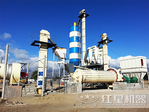 200-615t/h球磨機_礦磨機現場作業