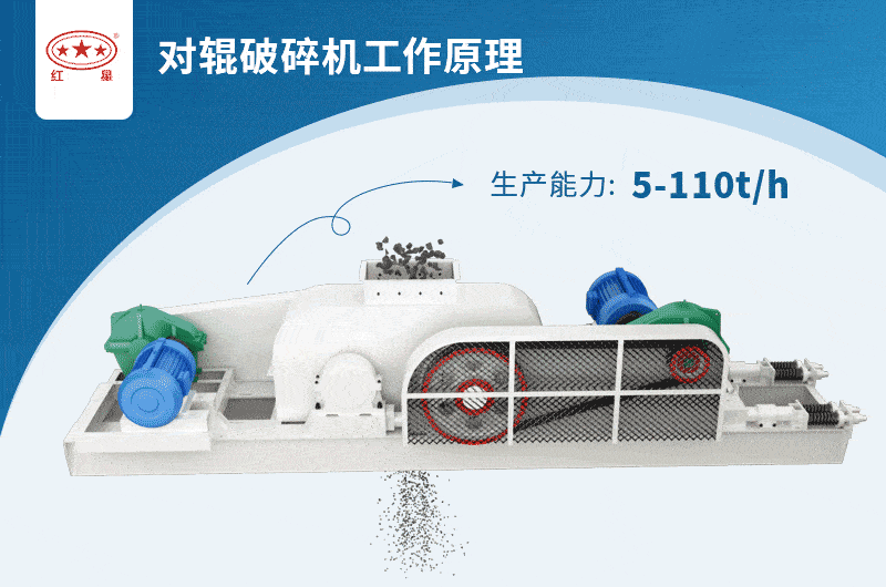 對輥破碎機工作原理