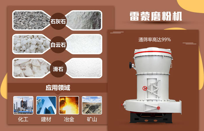 雷蒙磨粉機適用范圍