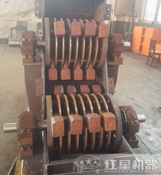 雙轉子粉碎機_雙轉子錘式破碎機細節圖