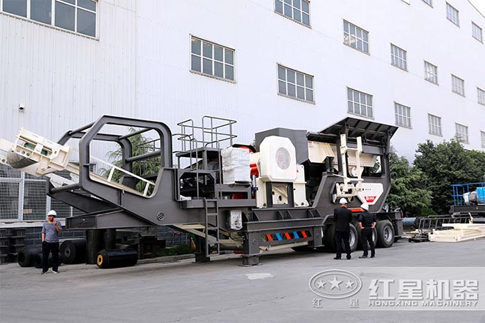 車載式石子磕碎機