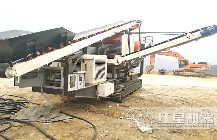 履帶粉碎機現場 履帶粉碎機現場
