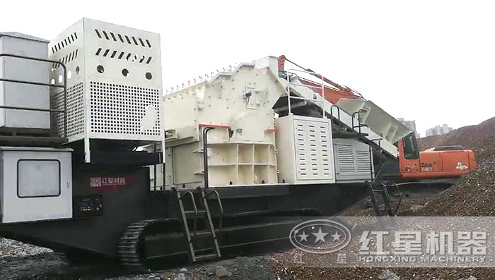履帶移動制砂機