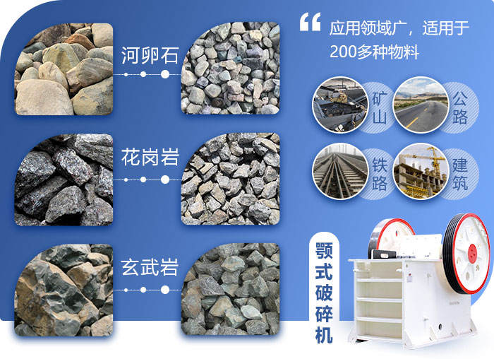 顎式破碎機應用