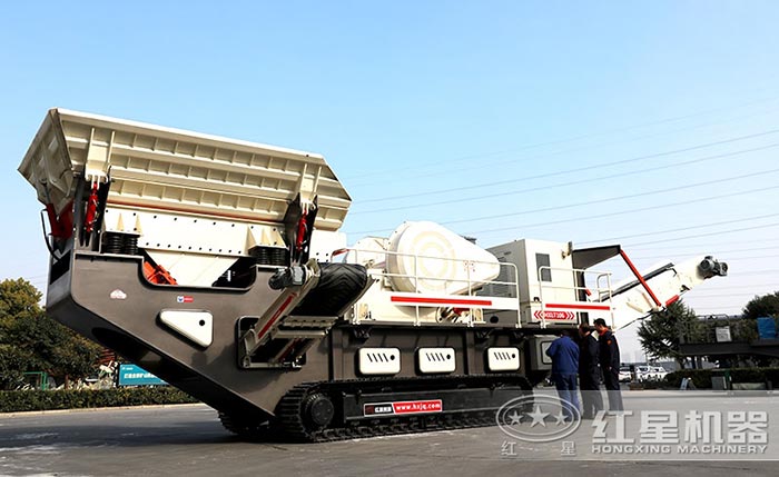 移動碎石機設備車間驗機