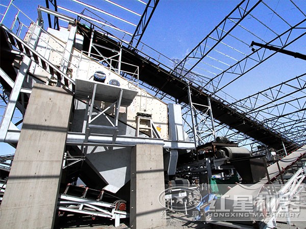 安徽時產3000噸石英砂加工生產線現場
