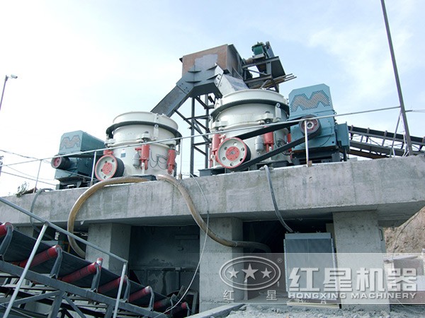 新型液壓圓錐破碎機實際應用