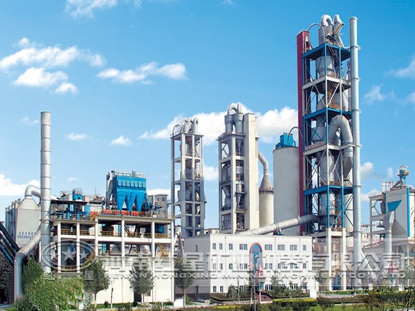 1200t/d活性石灰石生產線工藝流程